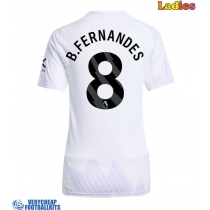 Manchester United Bruno Fernandes #8 Replica Away Shirt Ladies 2025-26 Short Sleeve